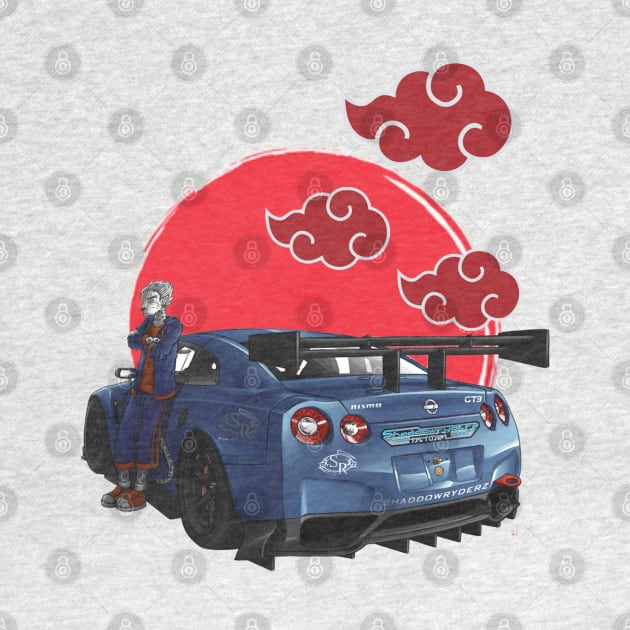 JDM Shaddowryderz Red Sun Skyline Fantom Blue Nissan Nismo GT-R R35 by Shaddowryderz